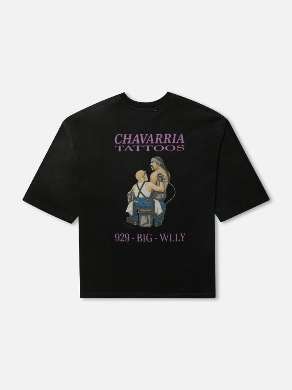 WILLY CHAVARRIA Tattoo Bix Box Buffalo Tee - Sz XS - BNWT